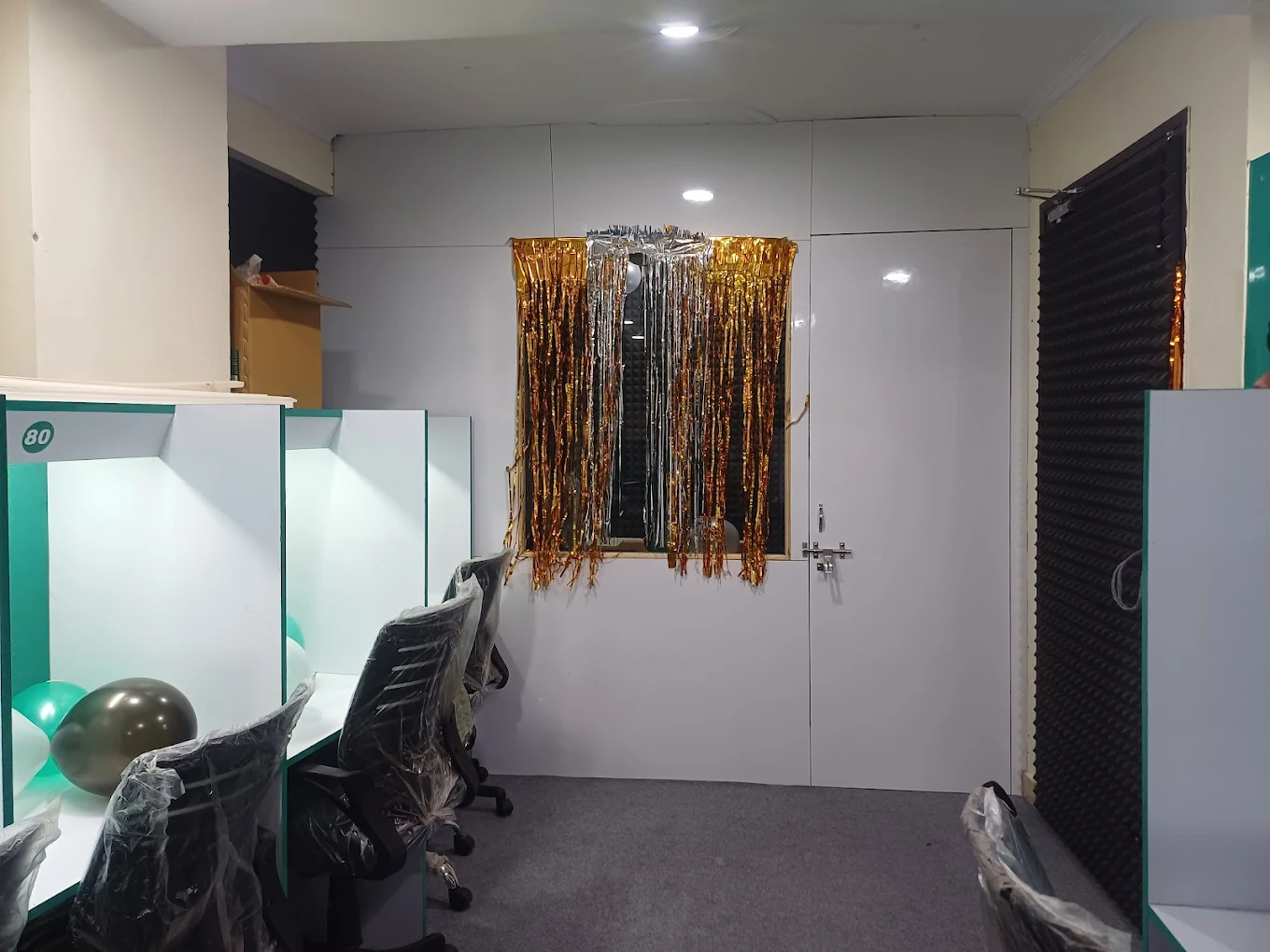 Quiet, dedicated desks